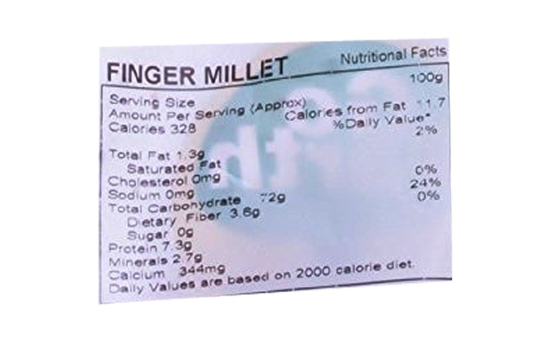 Go Earth Organic Finger Millet    Pack  500 grams